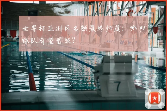 世界杯亚洲区名额最终归属:哪些球队有望晋级?